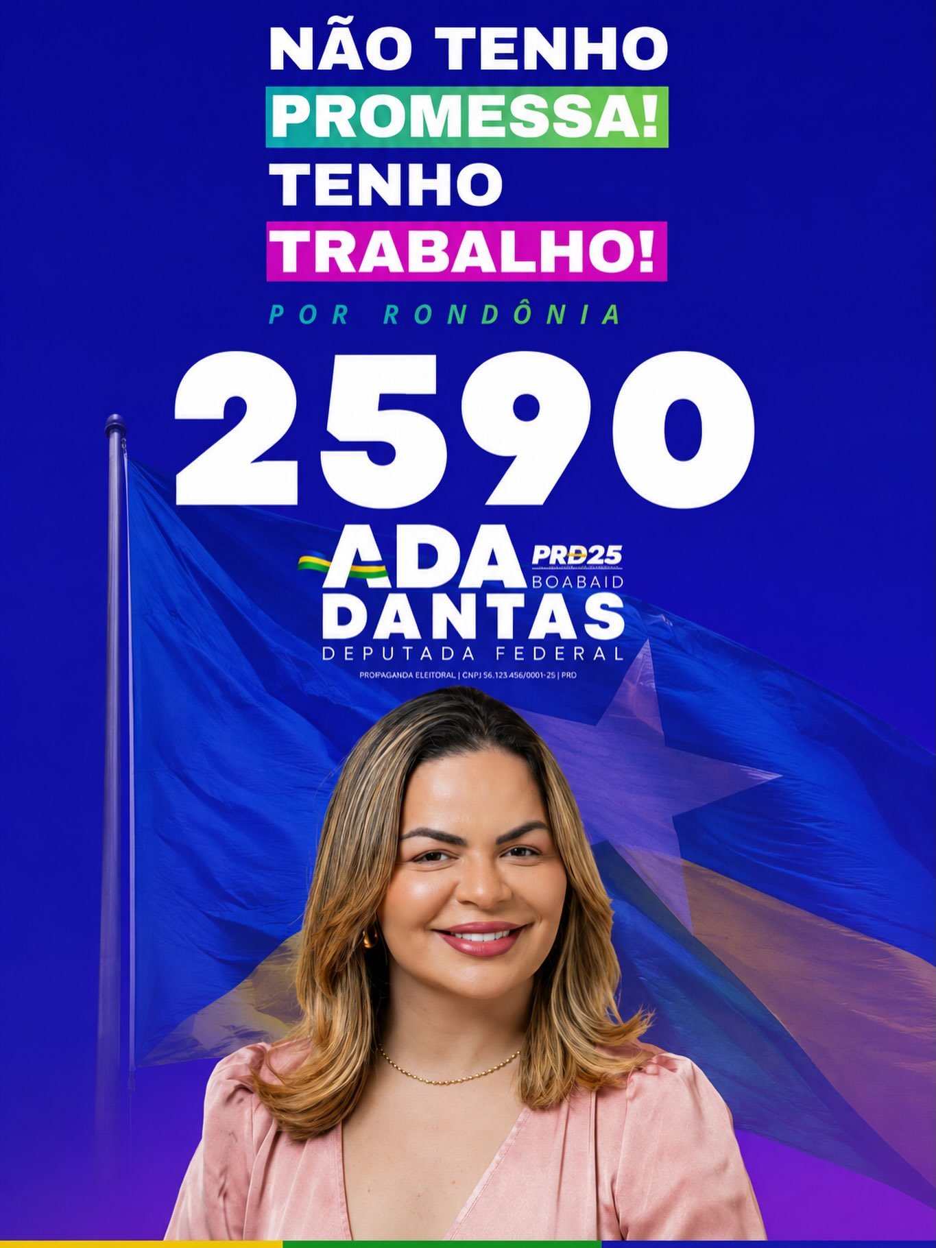 Dra Ada Dantas Boabaid 2590 - Candidata a Deputada Federal em Rondônia